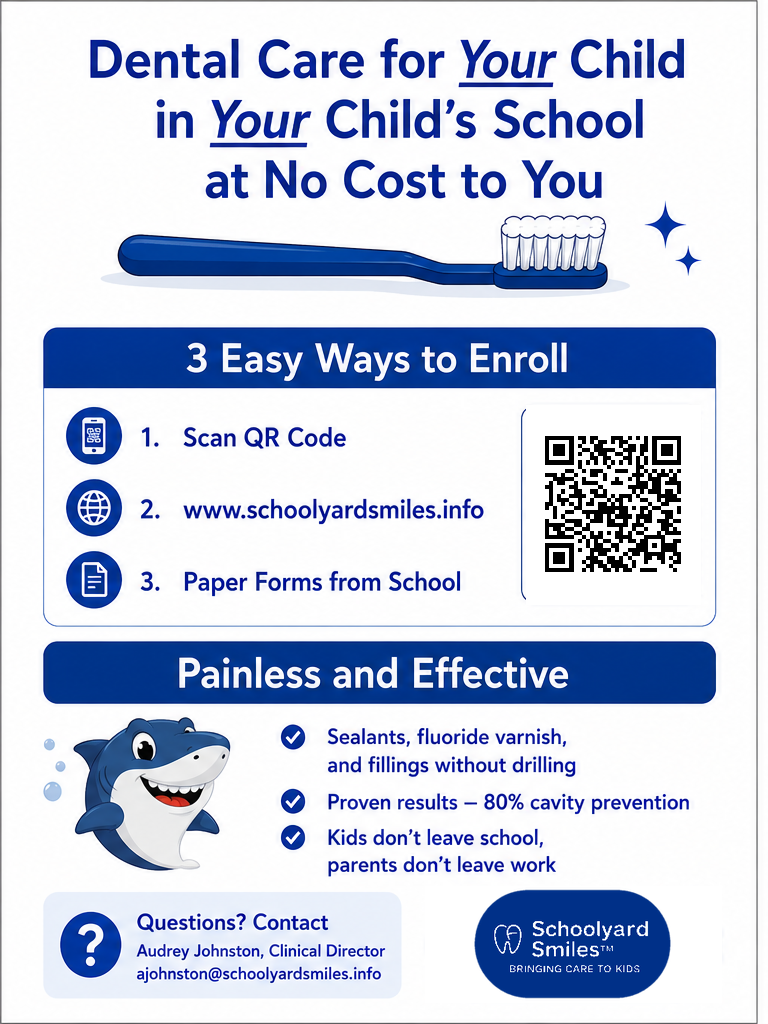 Free Dental Care with Schoolyard Smiles 
