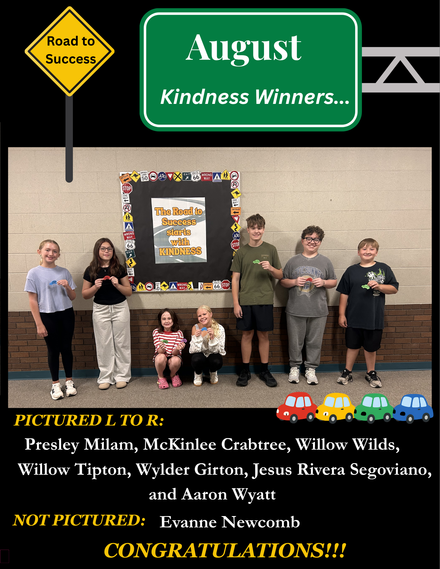 August Kindness Winners