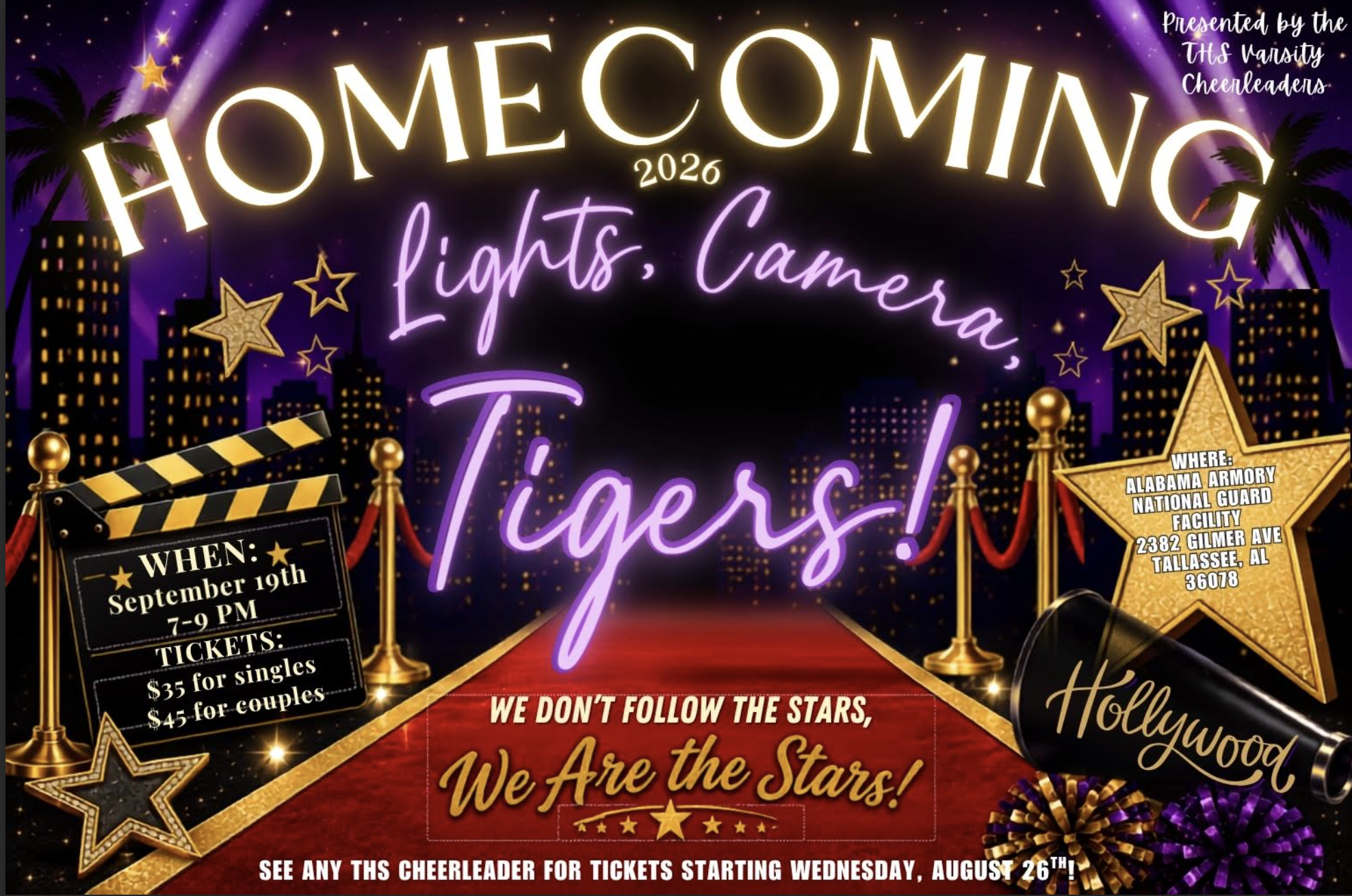 Homecoming Tickets On Sale Now! 