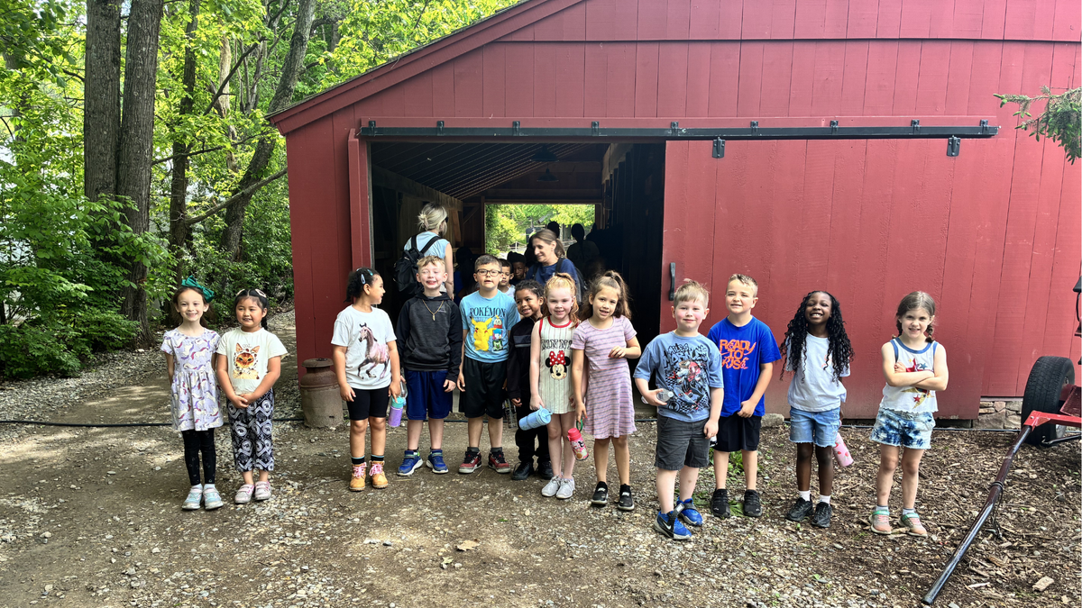 Van Rensselaer 1st Graders Enjoy Educational Field Trip to June Farms