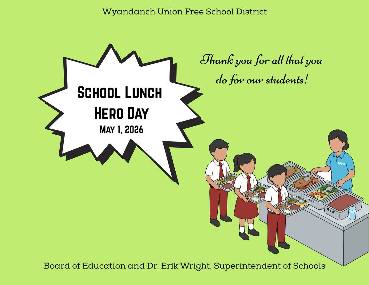 School Lunch Hero Day May 1, 2026