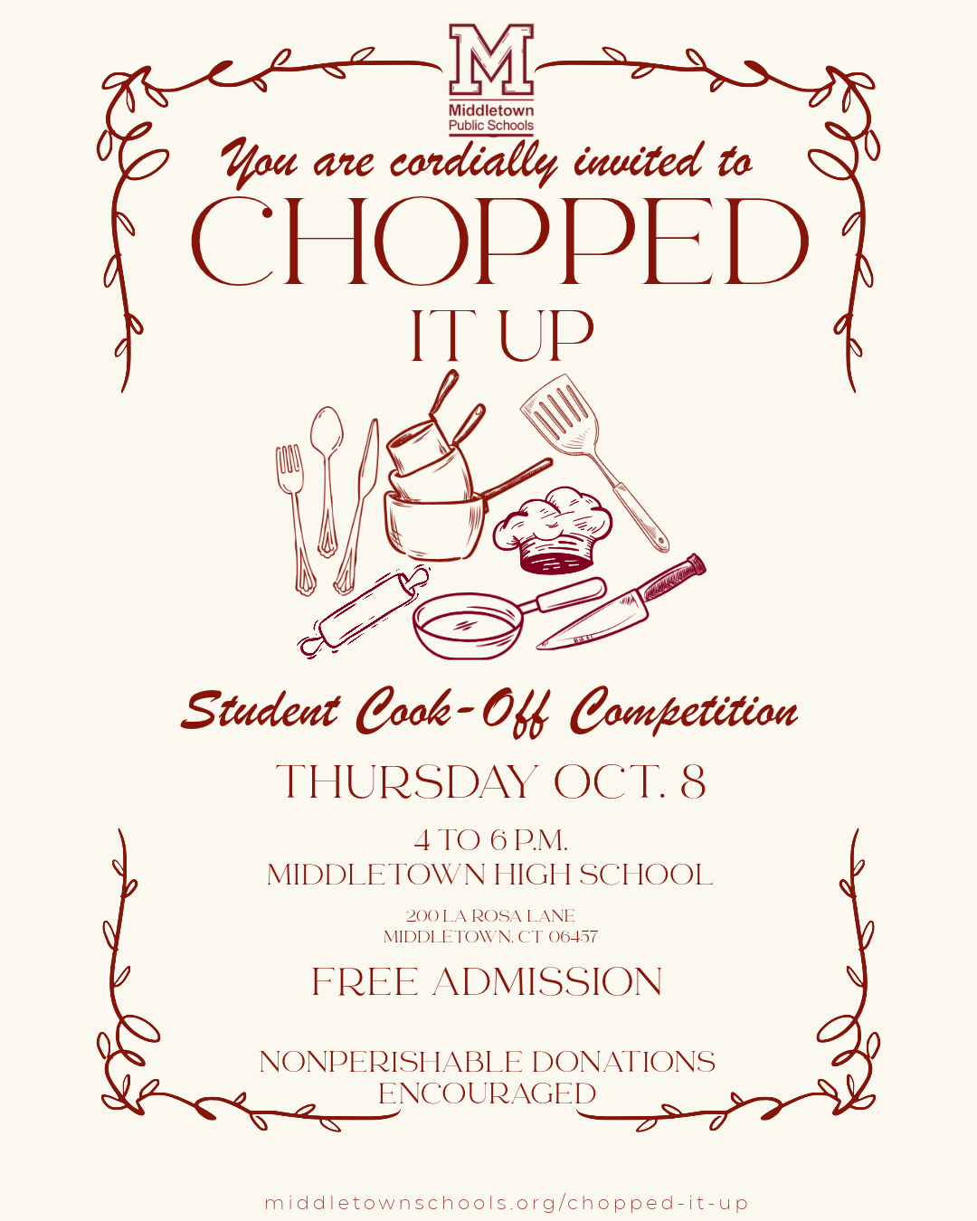 Chopped It Up - NEXT THURSDAY 🔪