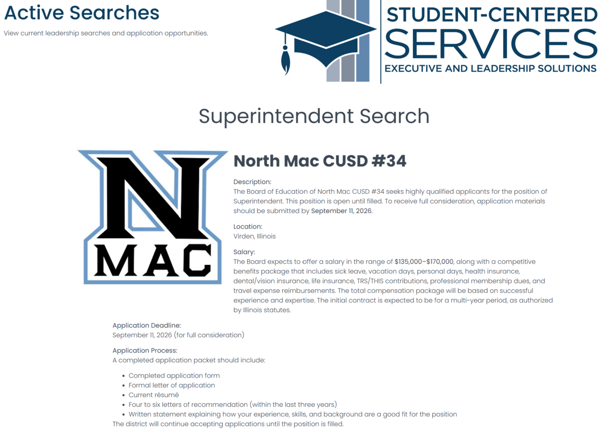 Superintendent Search