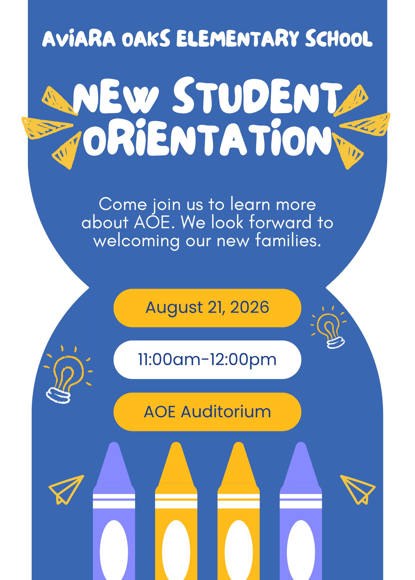 AOE New Student Orientation