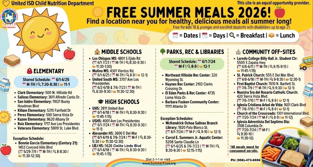 Free Summer Meals Program 