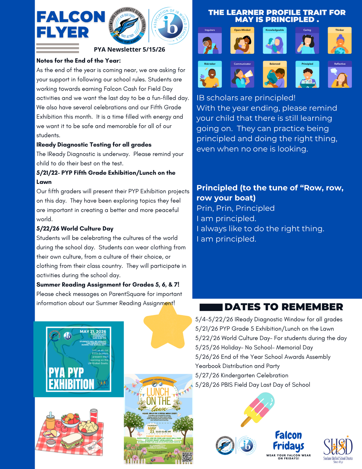 PYA Newsletter 5-18-26