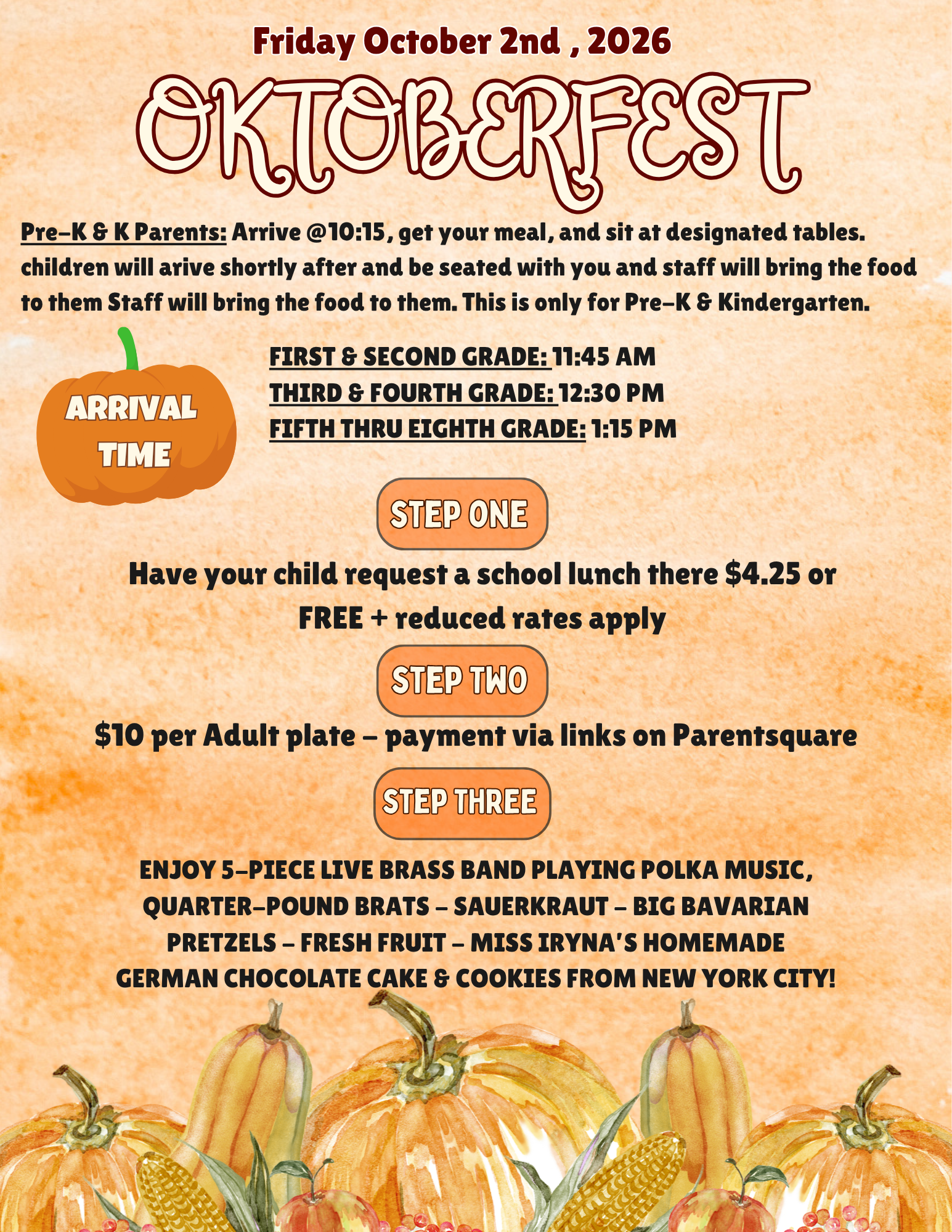 Oktoberfest Luncheon - Sign Up Here!