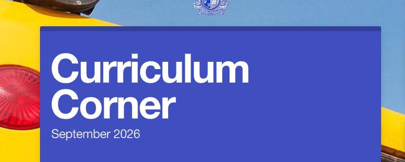 Curriculum Newsletter
