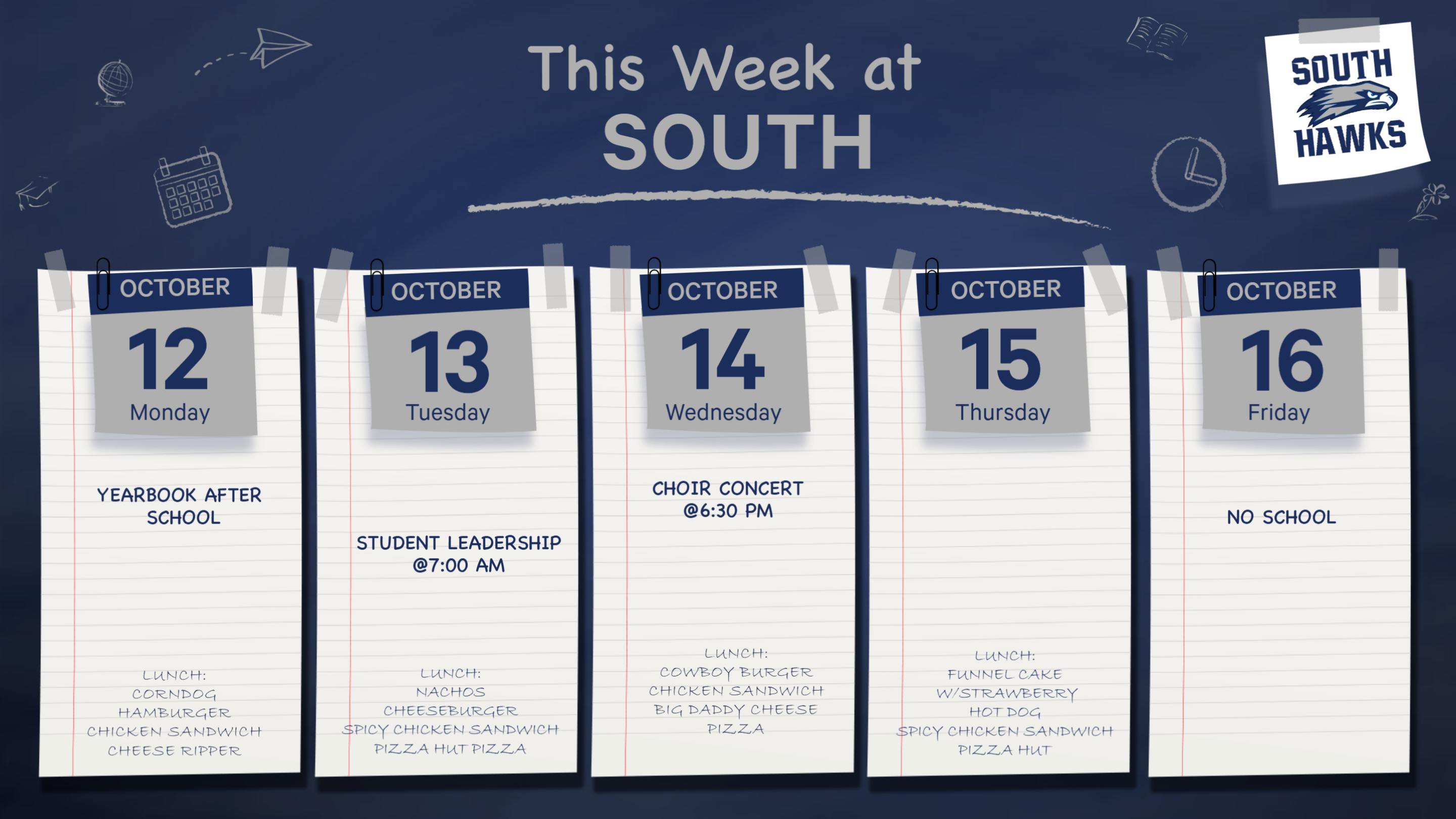 💙 THIS WEEK AT SOUTH! 💙