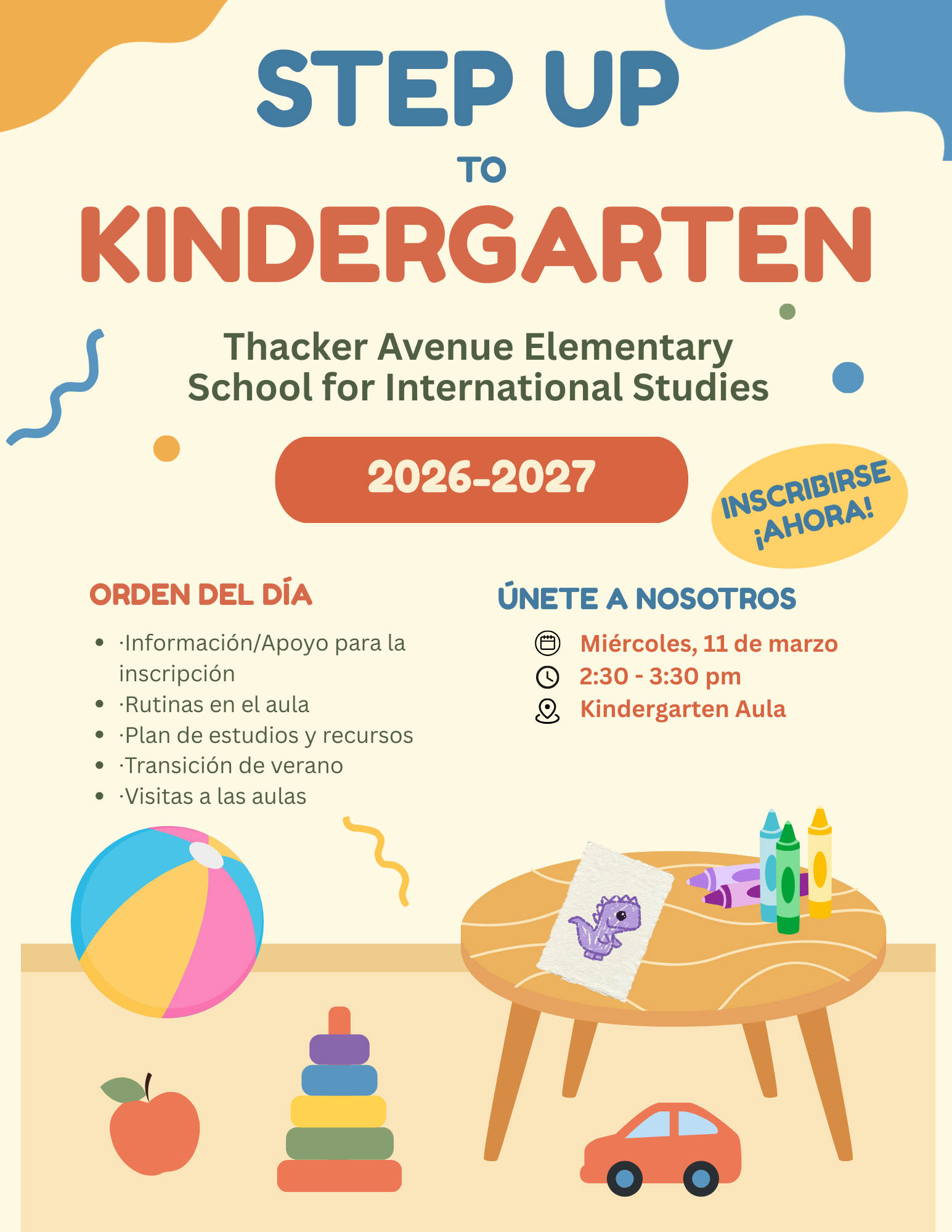 Kinder Flyer - Spanish