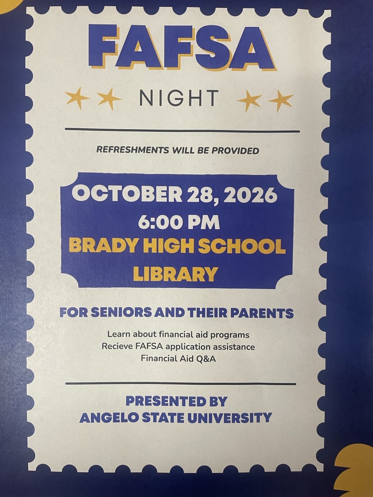 FASFA NIGHT
