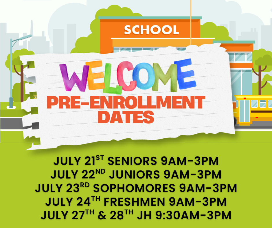 Pre Enrollment Dates