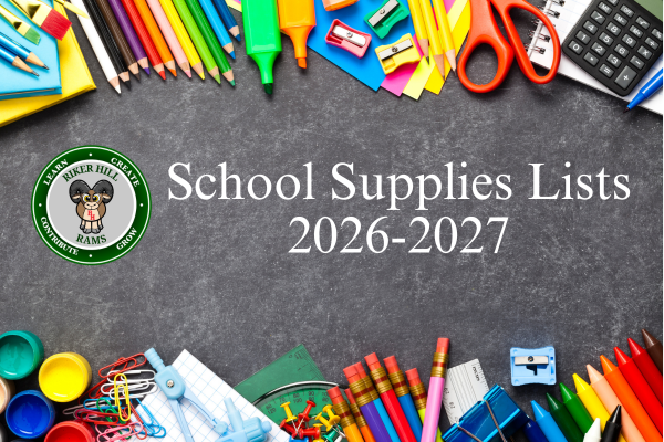 School Supplies Lists 2026-2027