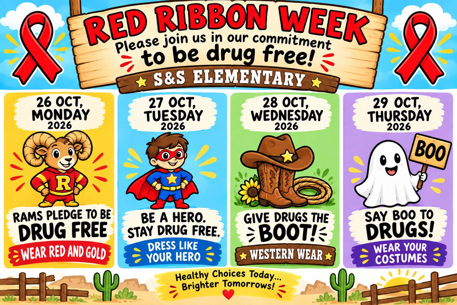 Red Ribbon Week (October 26-29) - ES