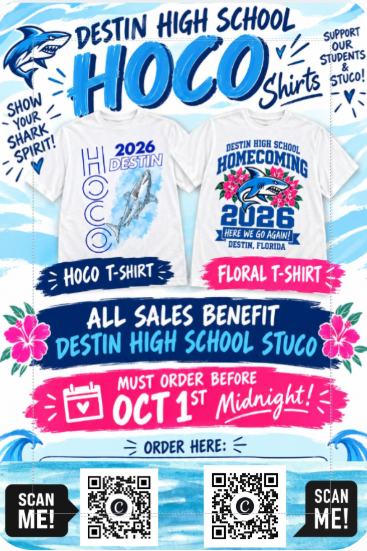 🦈 HOMECOMING IS COMING! 💙🩷