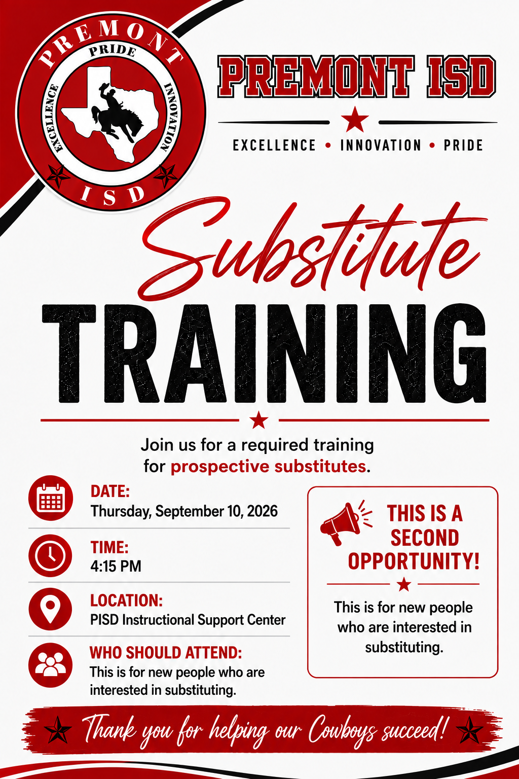 PISD Substitute Training 