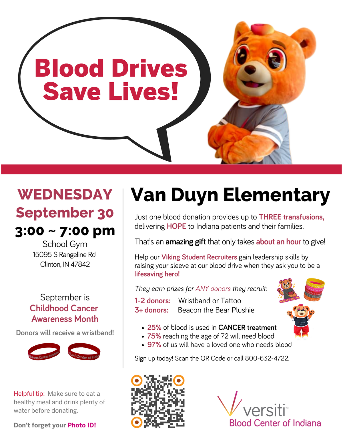 Blood Drives Save Lives