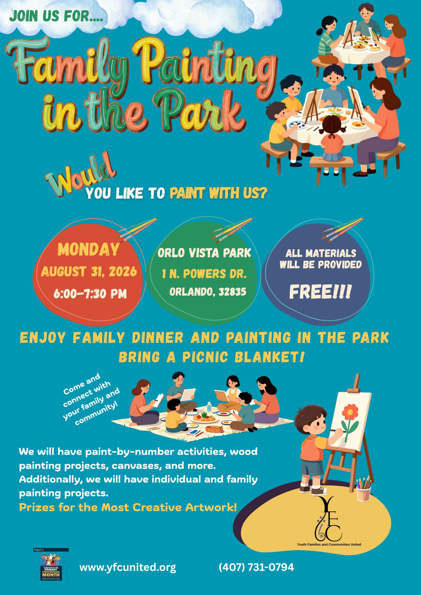 Free Family Event 🥳 on August 31st!!