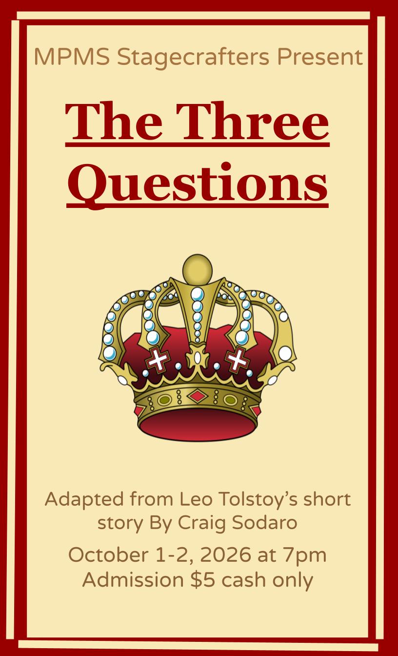 The Three Questions - Oct. 1st and 2nd
