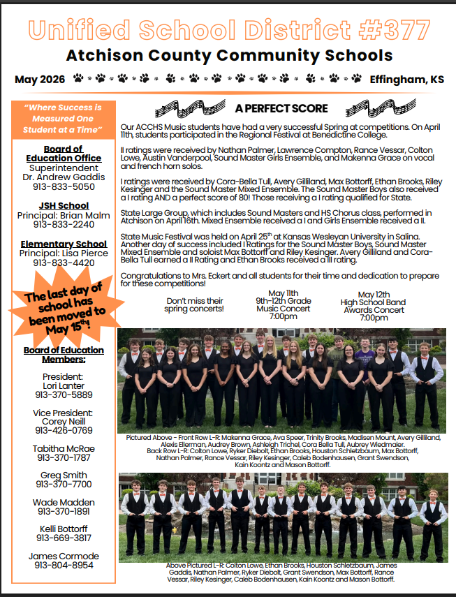May District Newsletter