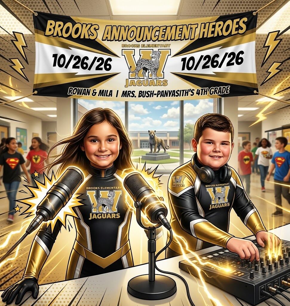 🐾 Jaguar Daily Announcements & Reminders – Monday, Oct 26