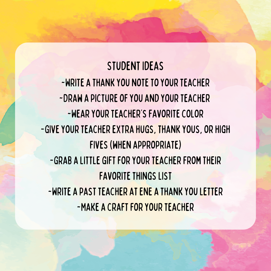 Teacher Appreciation Week