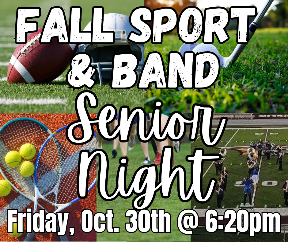 💙🤍🦁 BISMARCK HIGH SCHOOL FALL SPORTS & BAND SENIOR NIGHT 🦁🤍💙