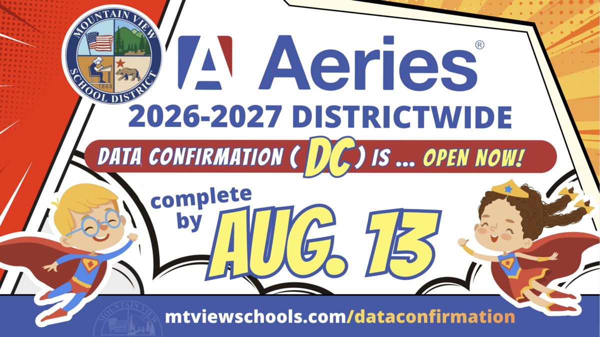Need Support? School Offices are Open for Aeries Data Confirmation (DC) Support