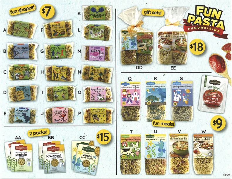 Pasta Fundraiser: Order & Get Free Shipping!