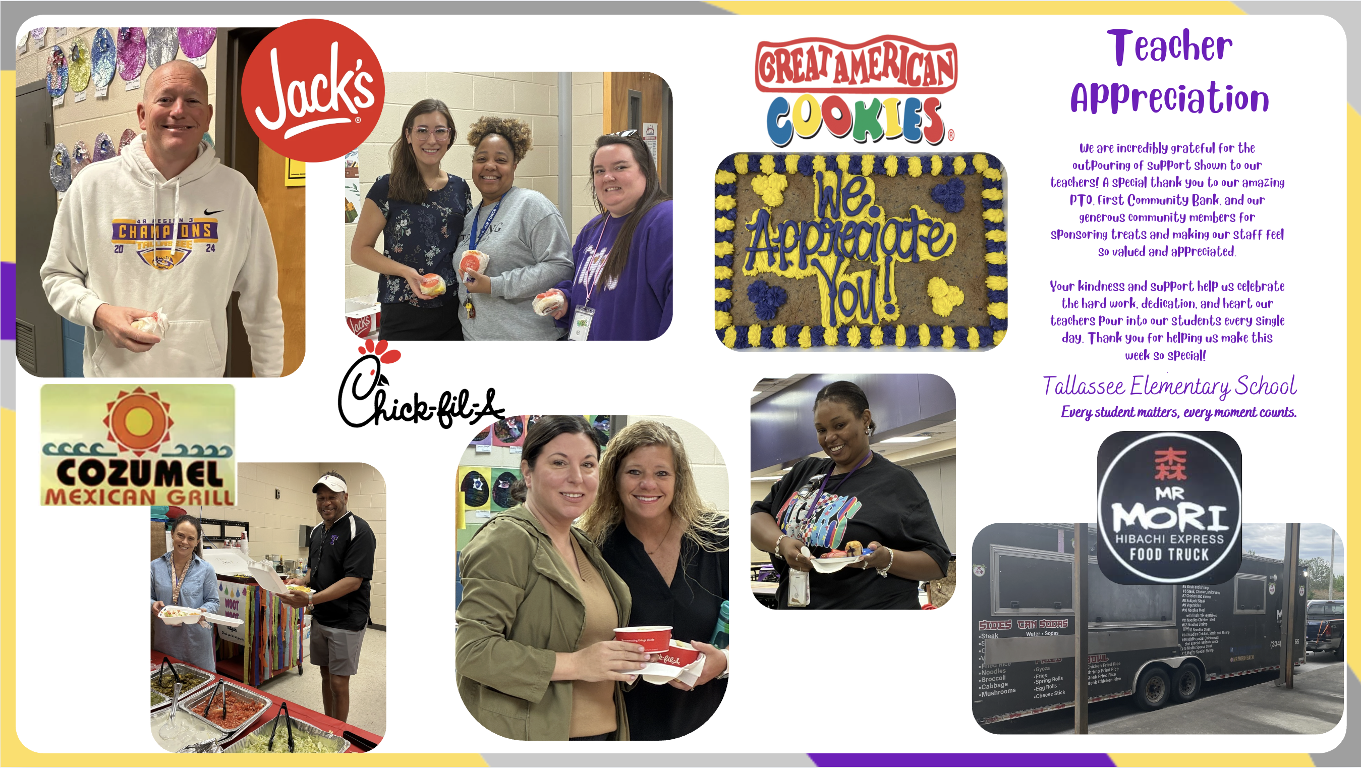 T.E.S. Teacher Appreciation 