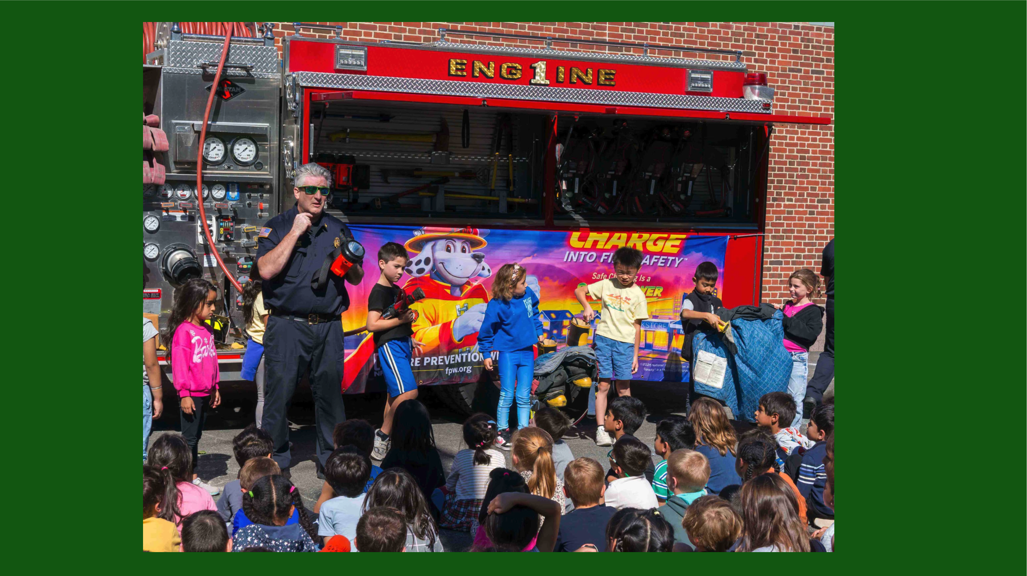 🚒 Charging Into Safety: K & 1st Graders Learn Fire Prevention Essentials!
