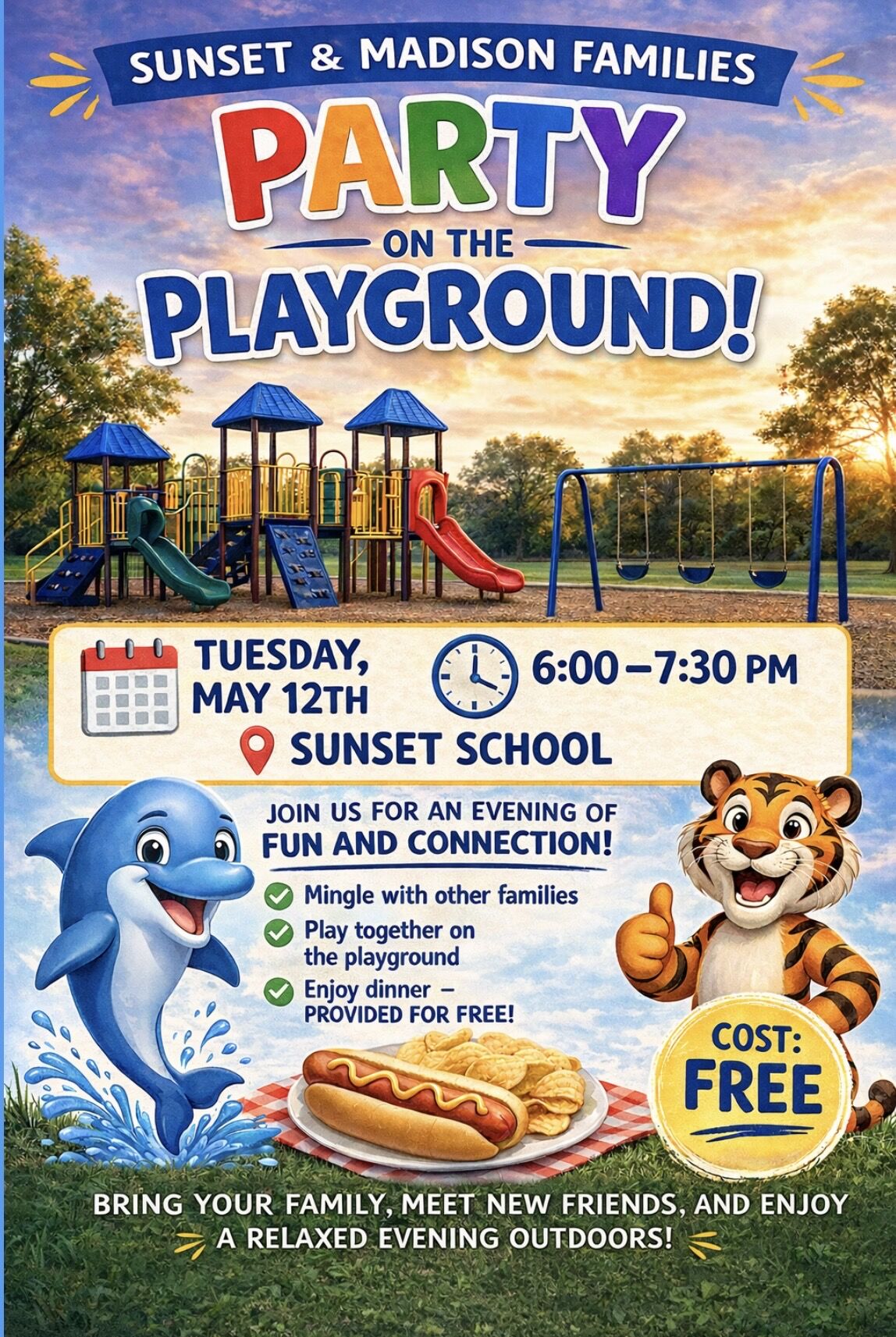Upcoming Event: Party on the Playground, May 12th
