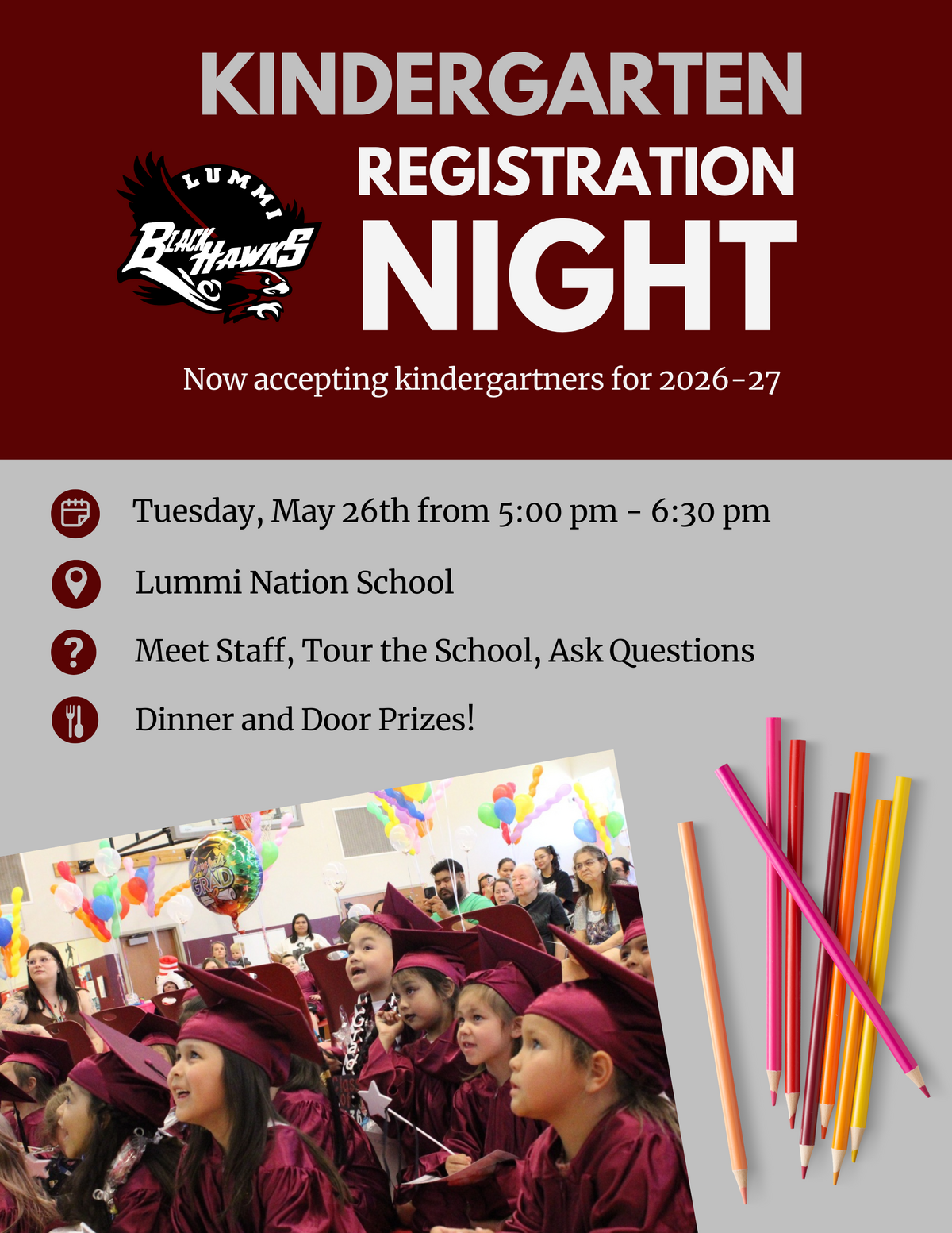 Kindergarten Registration Night – May 26