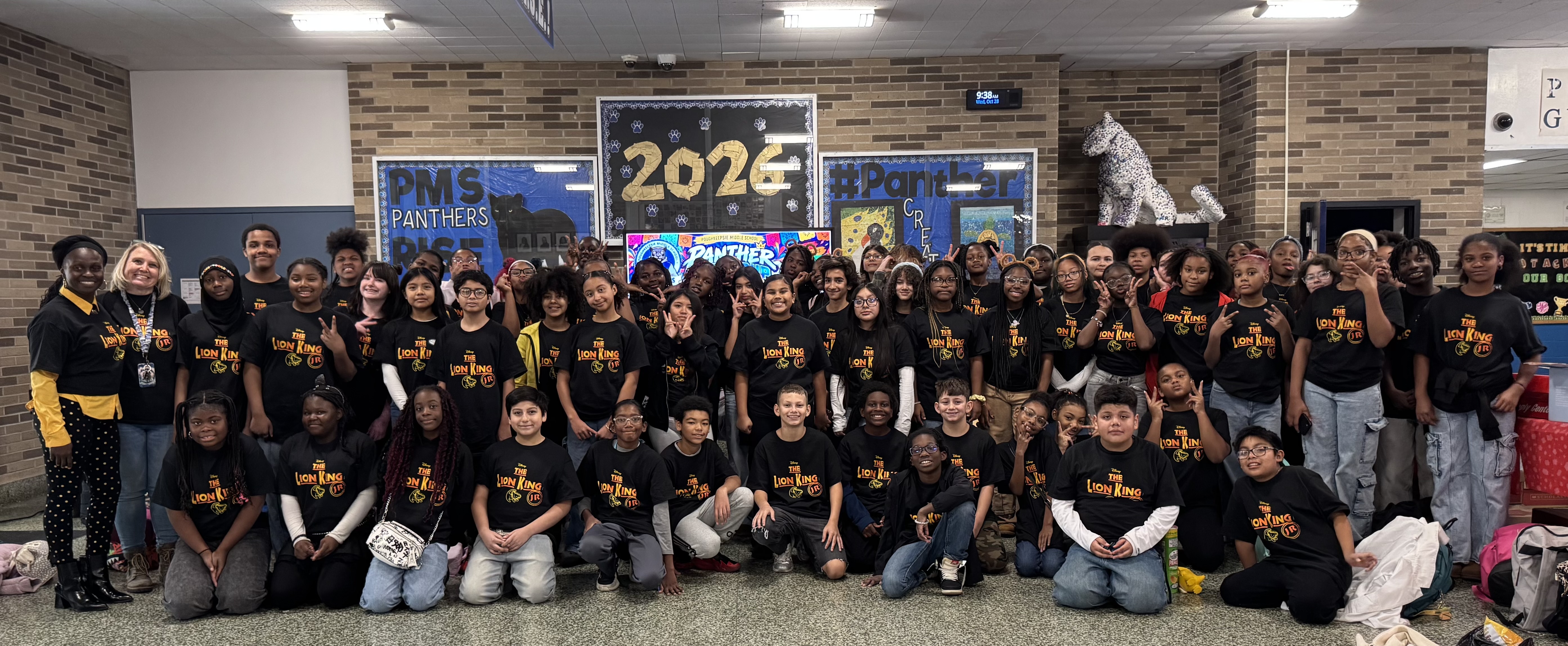 Before performing 'The Lion King,' PMS students see it live on Broadway