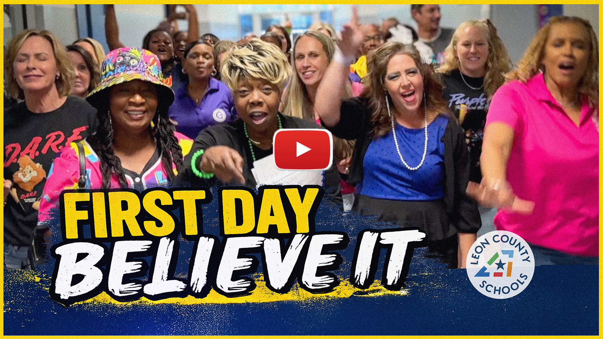 Leon County Schools is ready for the First Day of School.  Check out our 𝗠𝘂𝘀𝗶𝗰 𝗩𝗶𝗱𝗲𝗼..and stick around for the 𝗕𝗟𝗢𝗢𝗣𝗘𝗥𝗦. 😊