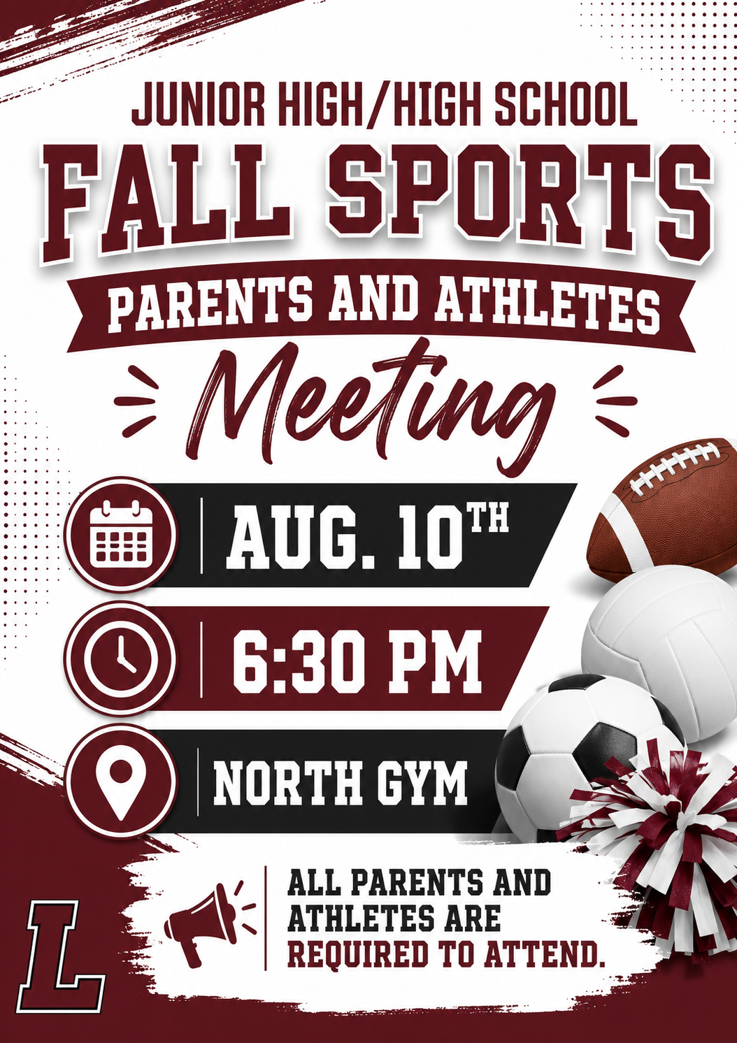 7-12th Sports and Activities Meeting