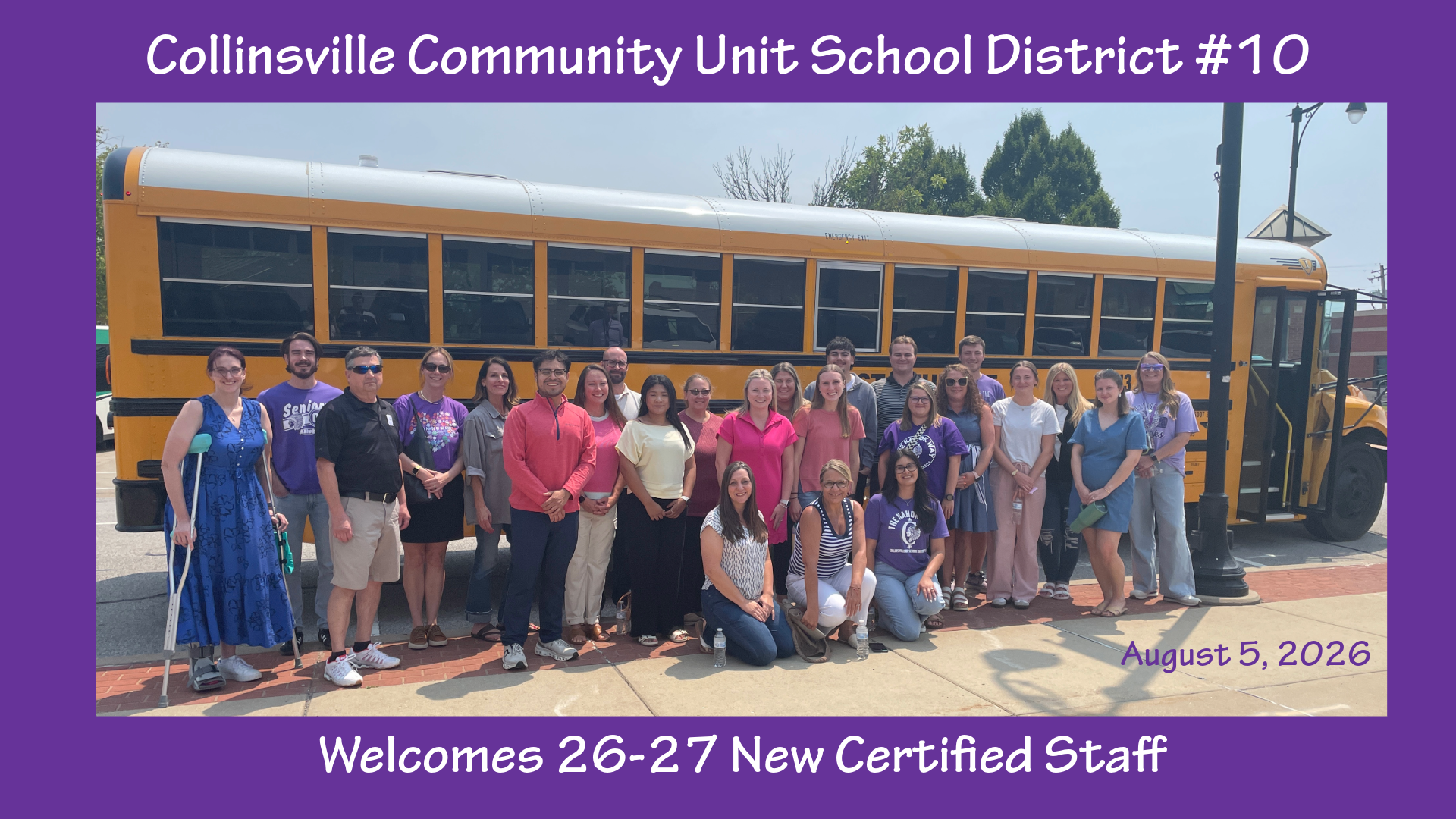 CUSD 10 Welcomes New Certified Staff to the Kahok Family