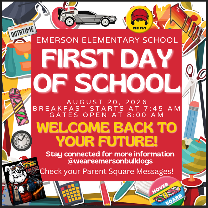 August 20th, First Day of School!