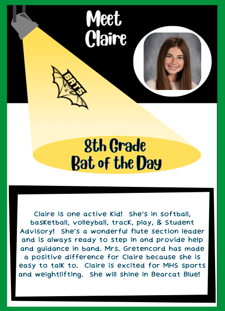 8th Grade Bat of the Day