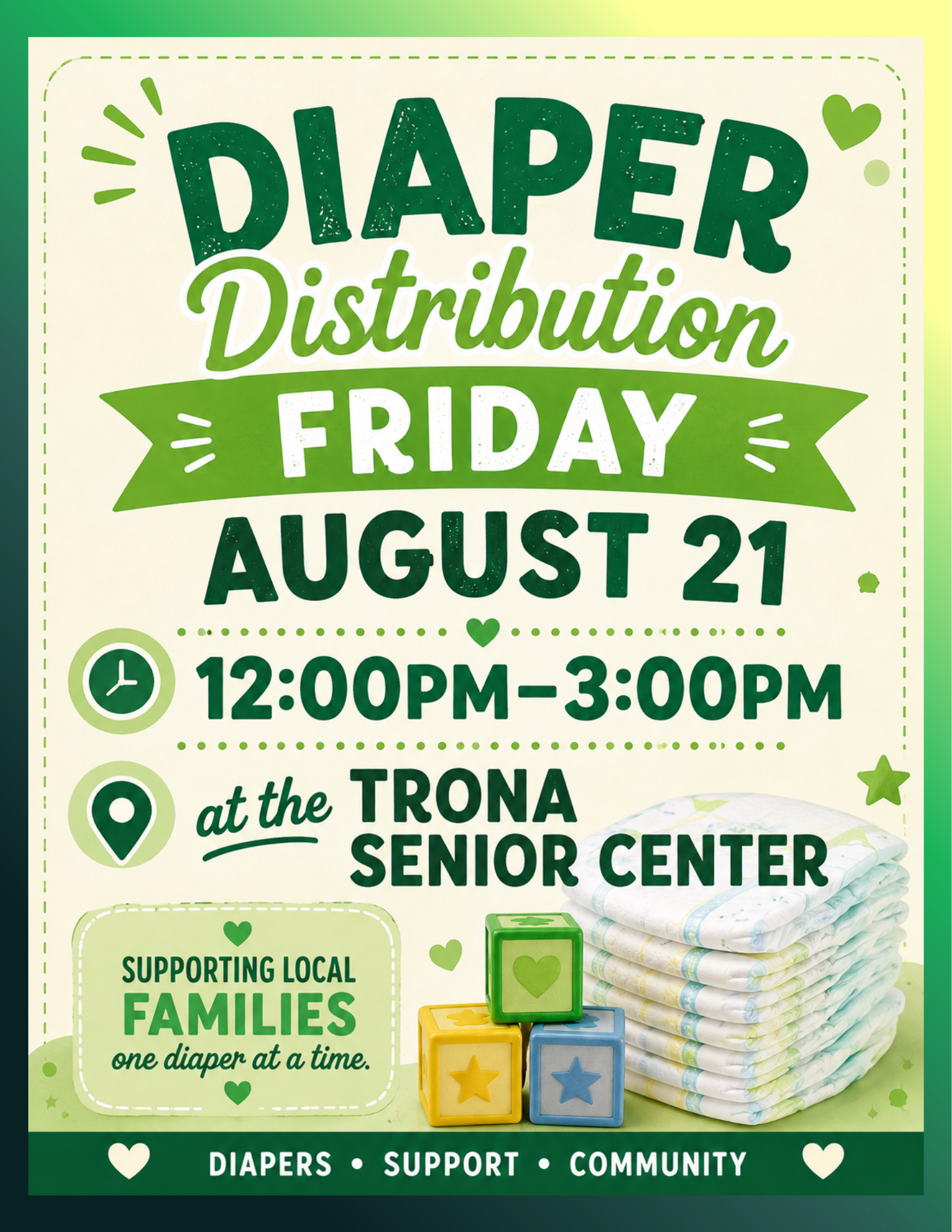 💙Diaper Distribution💙