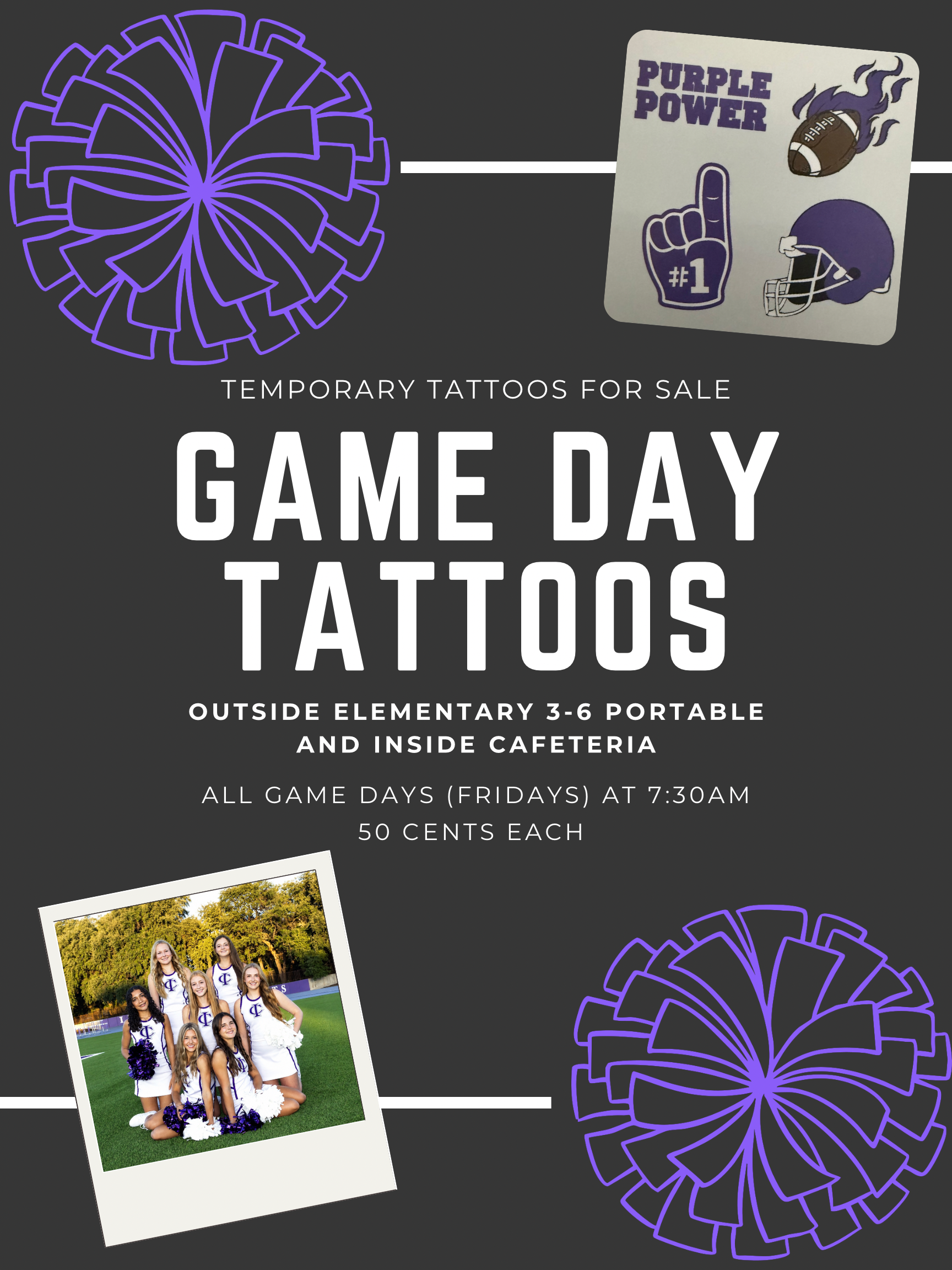 Game day Tattoos