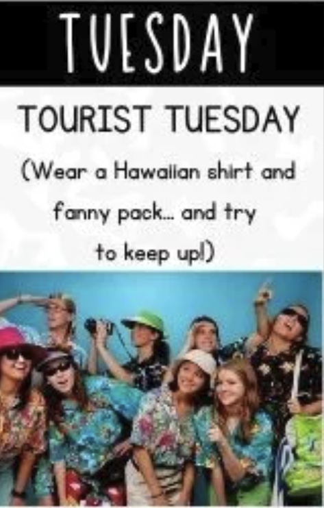 Tuesday Spirit Day: Tourist Tuesday!/Día del Espíritu del Martes: ¡Martes de Turista!