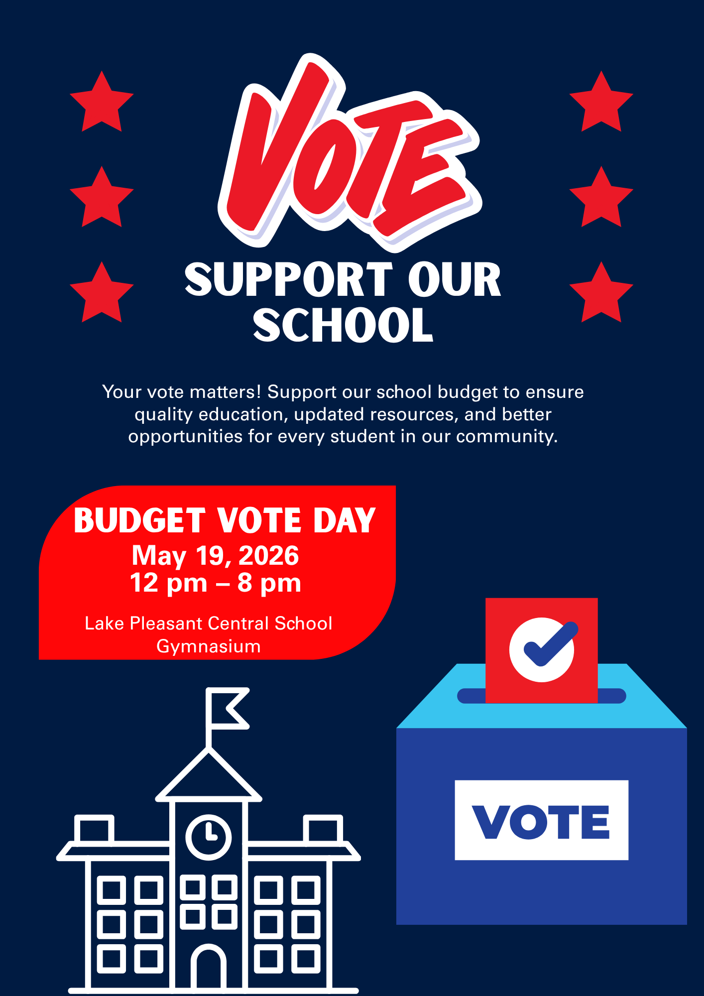 Budget Vote for 2026-2027 School Year 