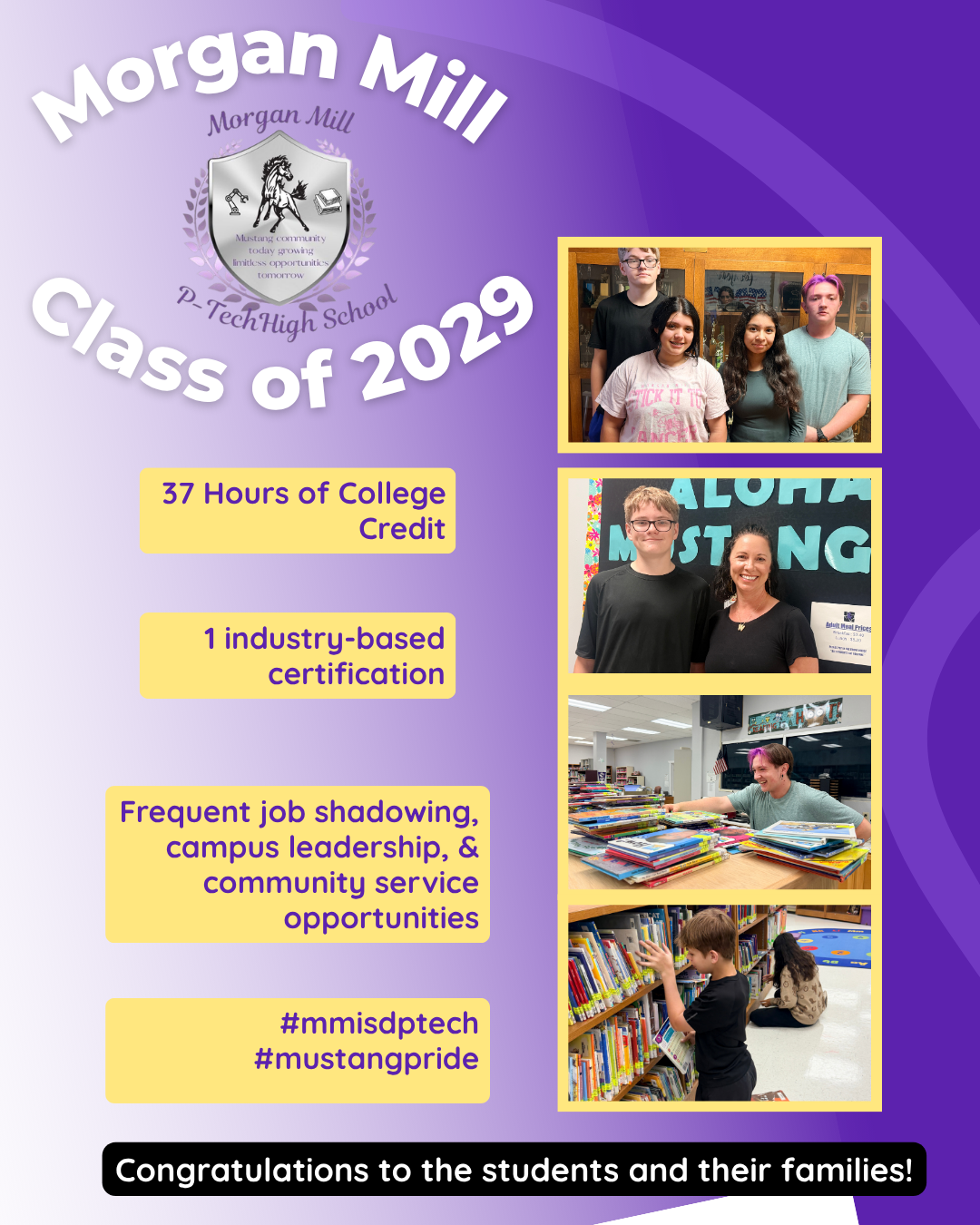 Congratulations to the Class of 2029!