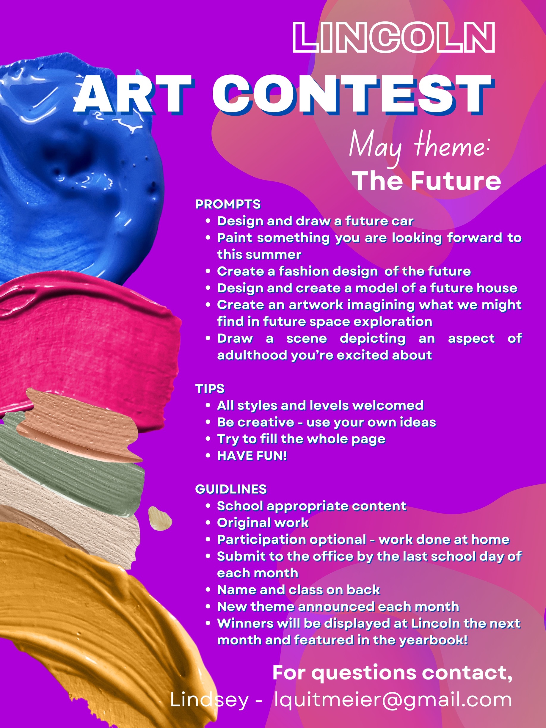 May Art Contest: Last Contest of the School Year! 