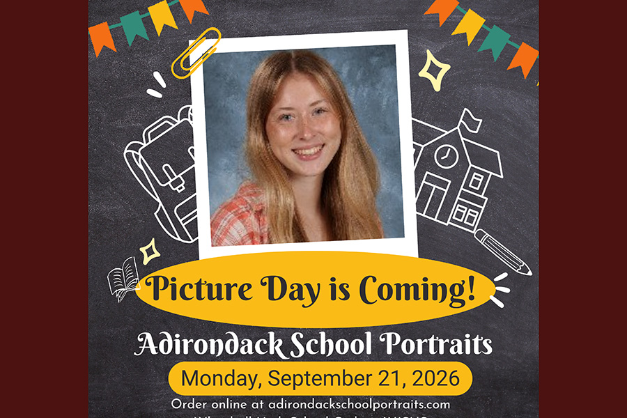 Picture Day for Jr.-Sr. High School is Monday, September 21