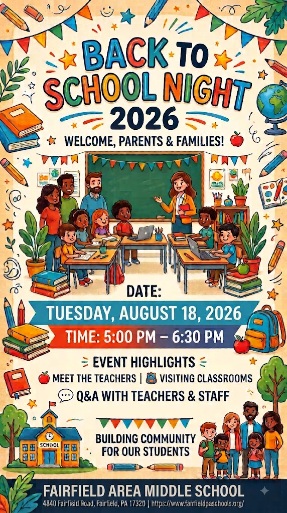 Fairfield Middle School Back-to-School Night