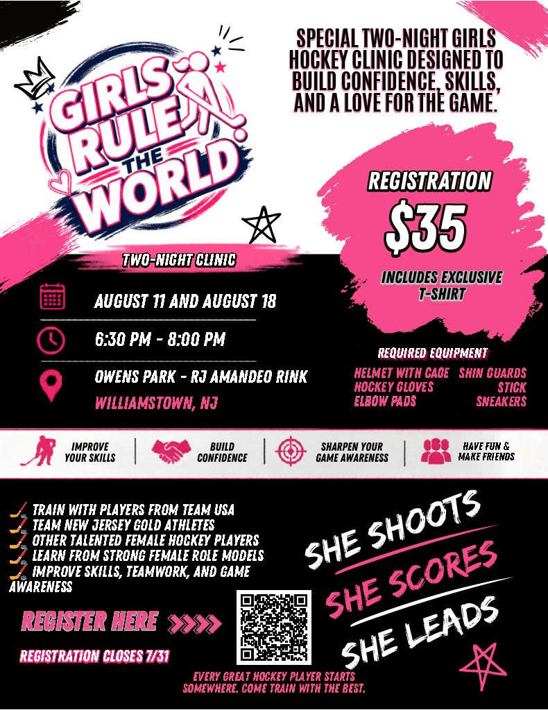 Girls Hockey Clinic Registration Now Open