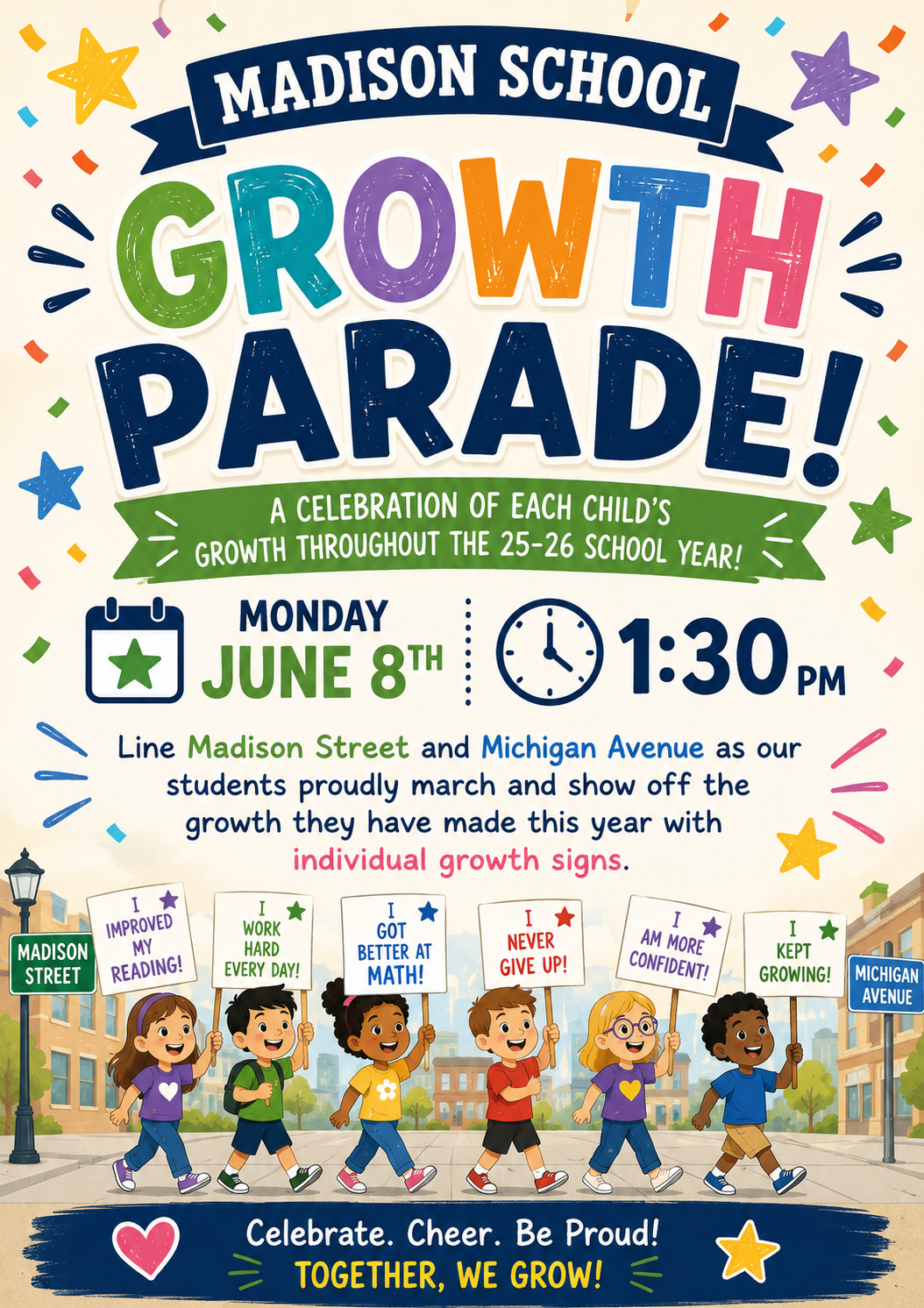 Save the Date!  Madison Growth Parade.