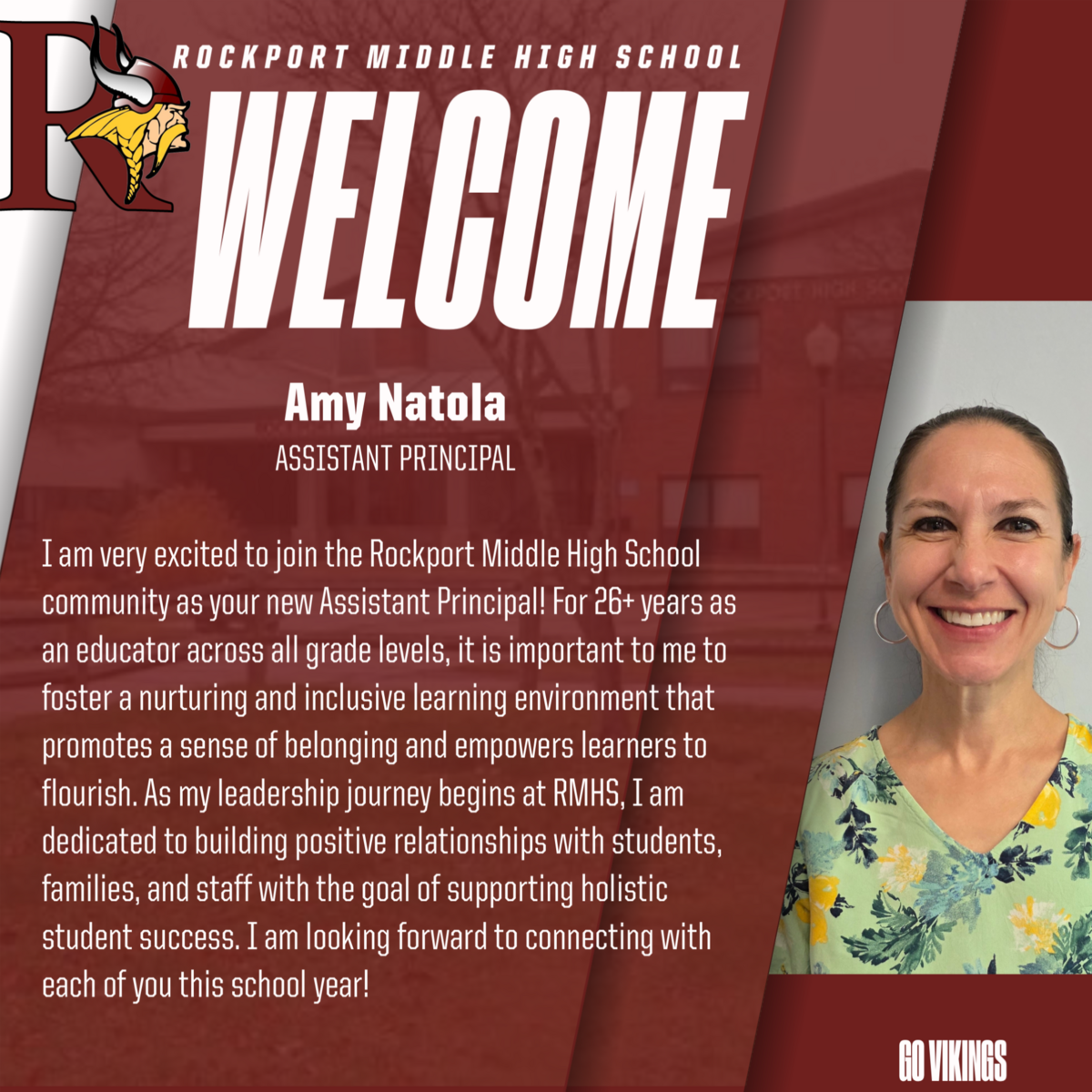 RMHS Welcomes New Assistant Principal
